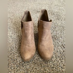 Tan booties